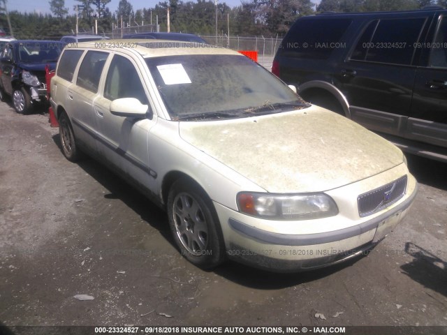 YV1SW53D411025184 - 2001 VOLVO V70 T5 TURBO WHITE photo 1