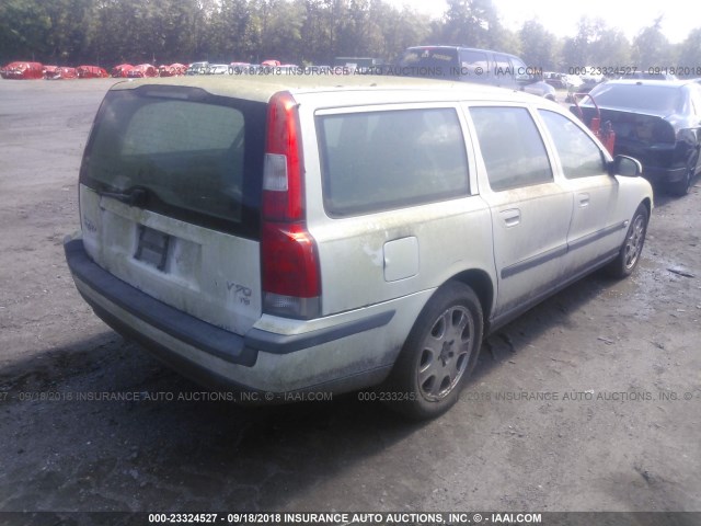 YV1SW53D411025184 - 2001 VOLVO V70 T5 TURBO WHITE photo 4