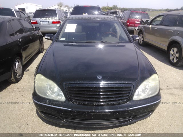 WDBNG76J23A367599 - 2003 MERCEDES-BENZ S 600 BLACK photo 6