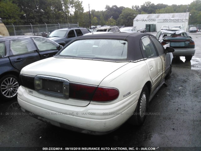 1G4HR54K71U196171 - 2001 BUICK LESABRE LIMITED WHITE photo 4