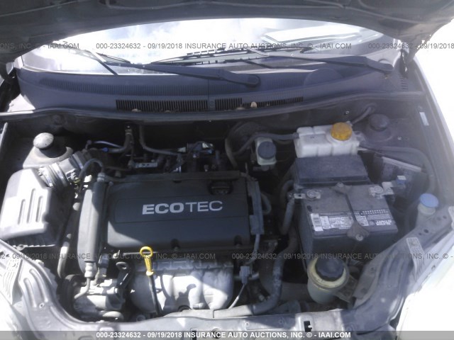 KL1TD56EX9B630702 - 2009 CHEVROLET AVEO LS/LT 黑色 照片 10