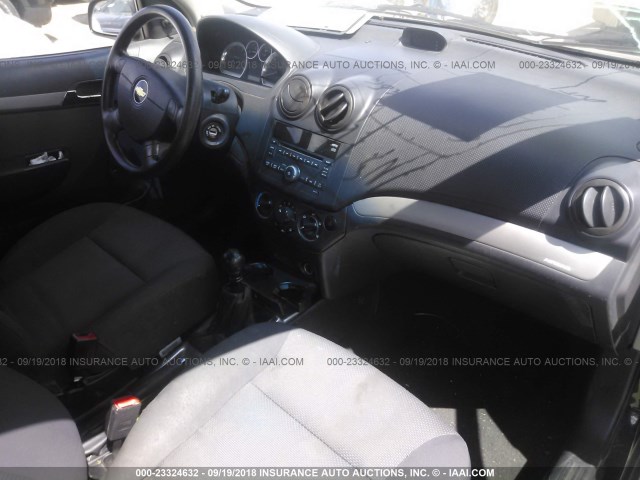 KL1TD56EX9B630702 - 2009 CHEVROLET AVEO LS/LT 黑色 照片 5
