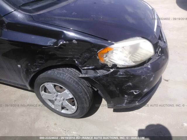 KL1TD56EX9B630702 - 2009 CHEVROLET AVEO LS/LT 黑色 照片 6