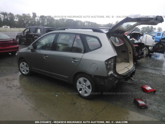 KNAFG528397240103 - 2009 KIA RONDO LX/EX GRAY photo 3