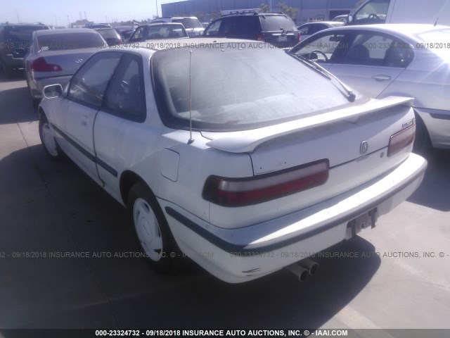 JH4DA9391MS042862 - 1991 ACURA INTEGRA LS SPECIAL WHITE photo 3