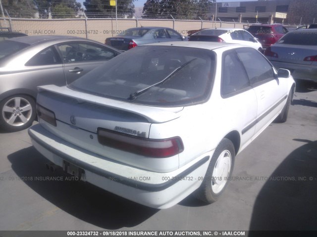 JH4DA9391MS042862 - 1991 ACURA INTEGRA LS SPECIAL WHITE photo 4