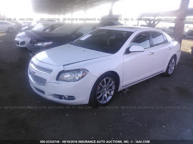 1G1ZE5E03CF377155 - 2012 CHEVROLET MALIBU LTZ 白色 照片 2