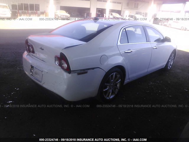 1G1ZE5E03CF377155 - 2012 CHEVROLET MALIBU LTZ 白色 照片 4