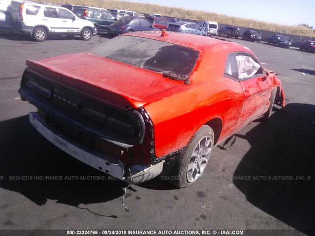 2C3CDZGG7HH578830 - 2017 DODGE CHALLENGER GT ORANGE photo 4