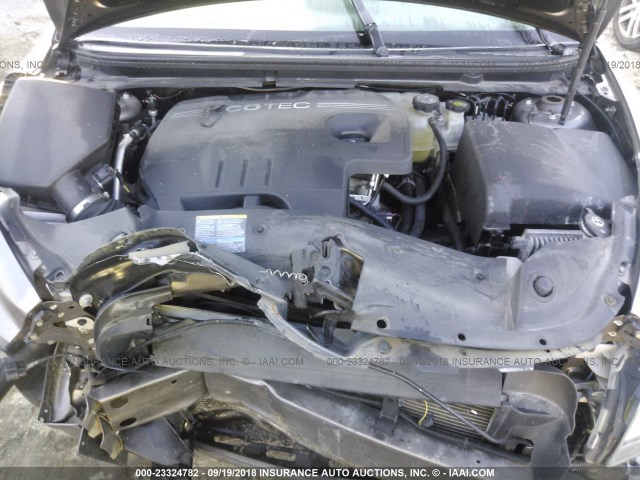 1G1ZB5EBXAF213148 - 2010 CHEVROLET MALIBU LS 棕色 照片 10