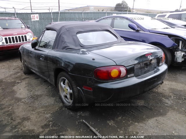 JM1NB3534X0138364 - 1999 MAZDA MX-5 MIATA GREEN photo 3