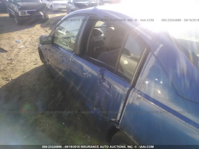 1G8AZ52F14Z198124 - 2004 SATURN ION LEVEL 2 蓝色 照片 6