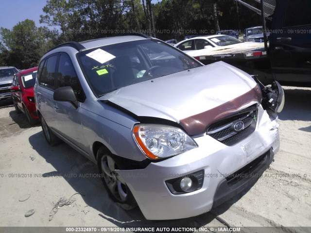 KNAFG526587168608 - 2008 KIA RONDO LX/EX SILVER photo 1