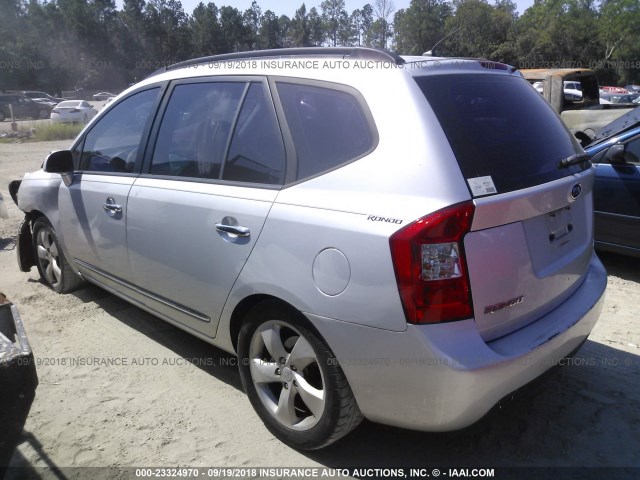 KNAFG526587168608 - 2008 KIA RONDO LX/EX SILVER photo 3