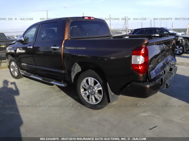 5TFAW5F11EX340532 - 2014 TOYOTA TUNDRA CREWMAX PLATINUM Braun Foto 3
