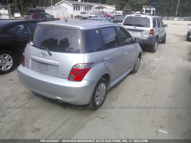 JTKKT624260135629 - 2006 TOYOTA SCION XA SILVER photo 4