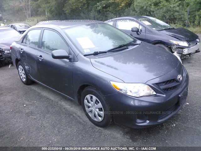 2T1BU4EEXBC720617 - 2011 TOYOTA COROLLA S/LE GRAY photo 1