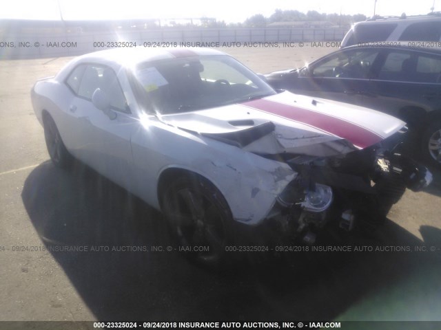 2C3CDYAG9CH292019 - 2012 DODGE CHALLENGER SXT WHITE photo 1