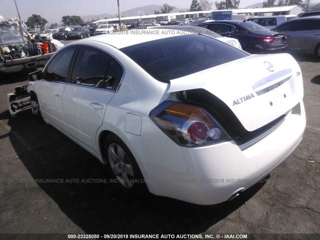 1N4AL21E87N495259 - 2007 NISSAN ALTIMA 2.5/2.5S WHITE photo 3