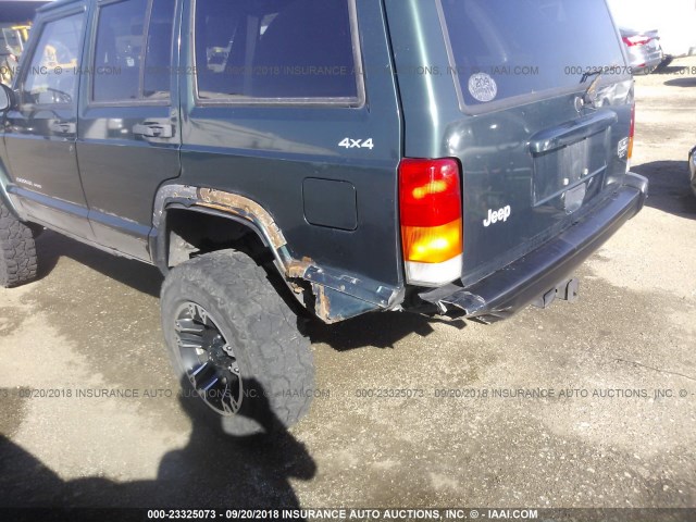 1J4FF68S7XL591805 - 1999 JEEP CHEROKEE SPORT/CLASSIC მწვანე ფოტო 6