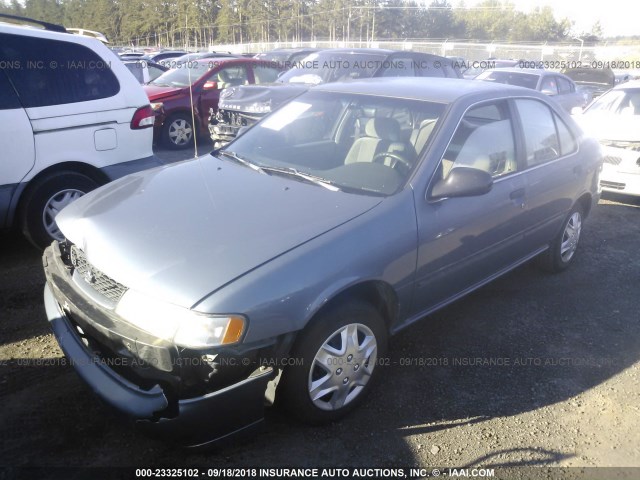 1N4AB41D5WC746447 - 1998 NISSAN SENTRA E/XE/GXE/GLE BLUE photo 2