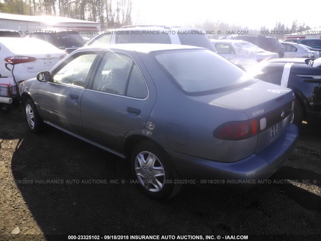 1N4AB41D5WC746447 - 1998 NISSAN SENTRA E/XE/GXE/GLE BLUE photo 3