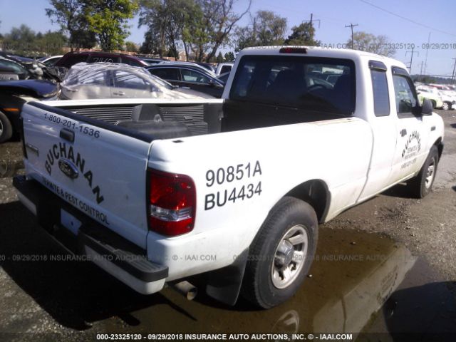 1FTYR14U47PA60943 - 2007 FORD RANGER SUPER CAB WHITE photo 4