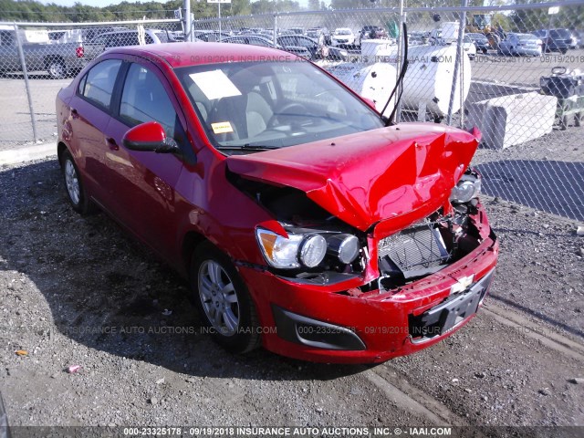 1G1JA5SH9C4136425 - 2012 CHEVROLET SONIC LS 红色 照片 1