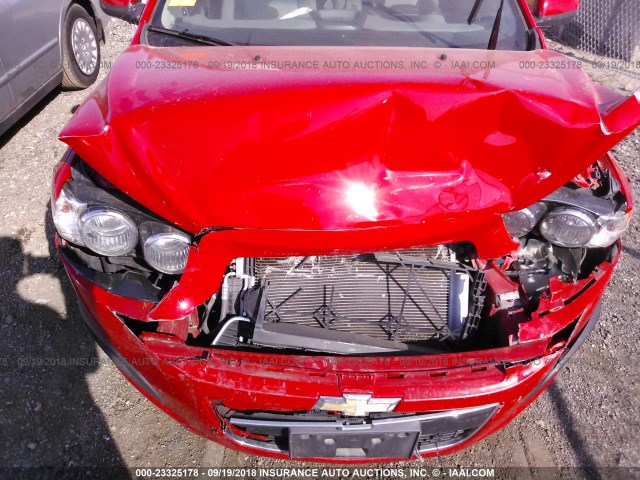 1G1JA5SH9C4136425 - 2012 CHEVROLET SONIC LS 红色 照片 6
