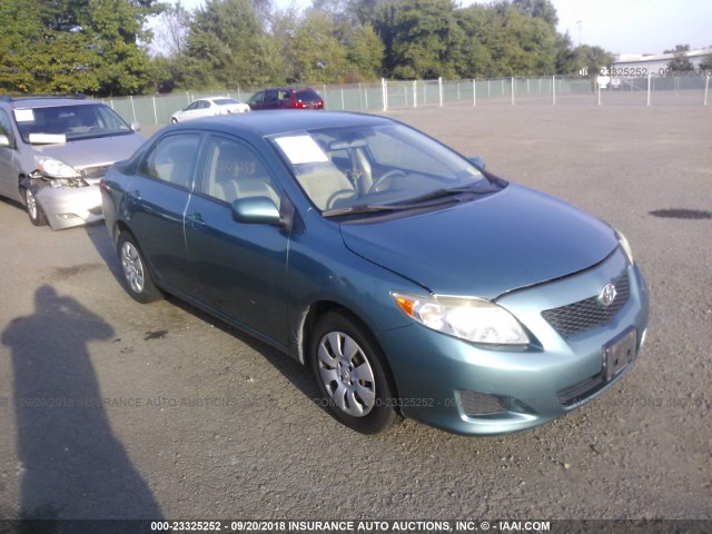 JTDBL40E199074829 - 2009 TOYOTA COROLLA LE/XLE BLUE photo 1