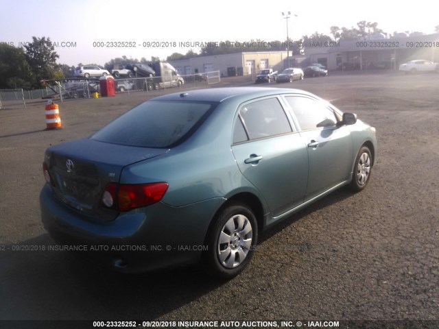 JTDBL40E199074829 - 2009 TOYOTA COROLLA LE/XLE BLUE photo 4