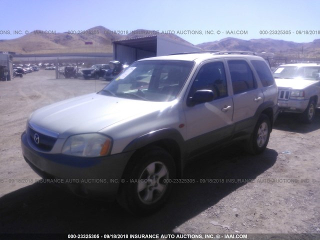 4F2YZ94144KM23724 - 2004 MAZDA TRIBUTE LX GREEN photo 2