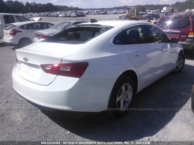 1G1ZB5ST5HF270610 - 2017 CHEVROLET MALIBU LS Ağ foto 4
