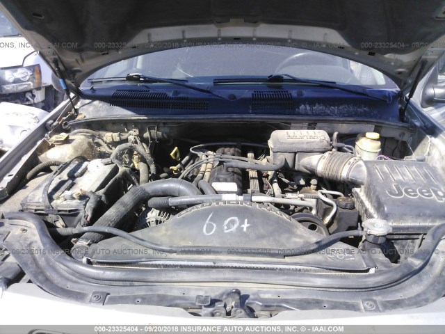 1J4GX48S64C228641 - 2004 JEEP GRAND CHEROKEE LAREDO/COLUMBIA/FREEDOM SILVER photo 10