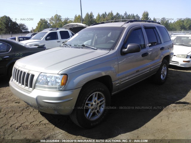 1J4GX48S64C228641 - 2004 JEEP GRAND CHEROKEE LAREDO/COLUMBIA/FREEDOM SILVER photo 2