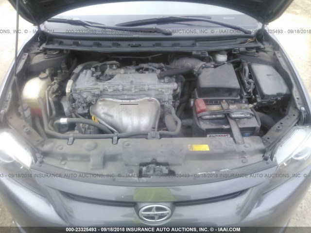 JTKJF5C76C3037686 - 2012 TOYOTA SCION TC 灰色 照片 10