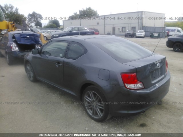 JTKJF5C76C3037686 - 2012 TOYOTA SCION TC 灰色 照片 3
