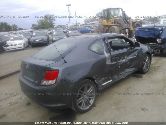 JTKJF5C76C3037686 - 2012 TOYOTA SCION TC 灰色 照片 4