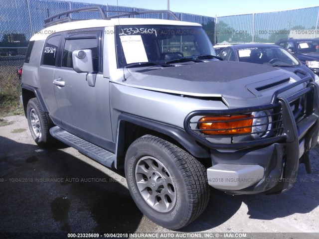 JTEBU4BF7CK145501 - 2012 TOYOTA FJ CRUISER GRAY photo 1