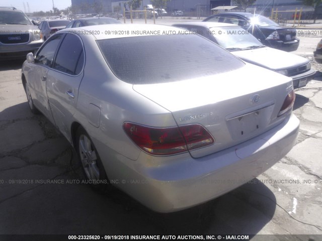 JTHBA30G355079838 - 2005 LEXUS ES 330 TAN photo 3