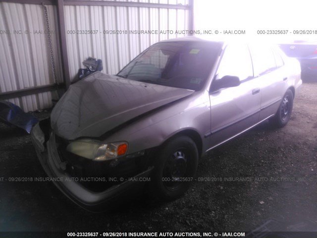 1NXBR12E0WZ023014 - 1998 TOYOTA COROLLA VE/CE/LE 金色 照片 2