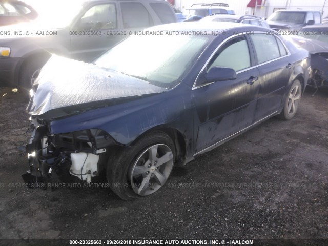 1G1ZC5E12BF154442 - 2011 CHEVROLET MALIBU 1LT ლურჯი ფოტო 2