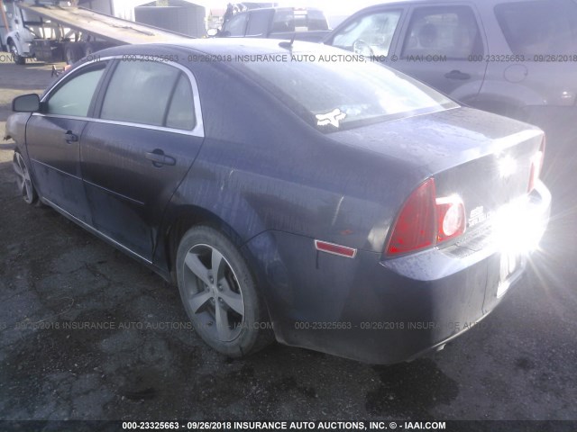 1G1ZC5E12BF154442 - 2011 CHEVROLET MALIBU 1LT ლურჯი ფოტო 3