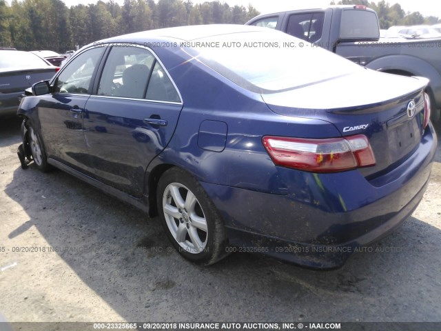 4T1BE46K87U067552 - 2007 TOYOTA CAMRY NEW GENERAT CE/LE/XLE/SE Dark Blue photo 3