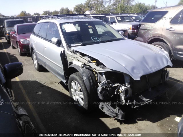 4S4BP62C456359592 - 2005 SUBARU LEGACY OUTBACK 2.5I LIMITED SILVER photo 1