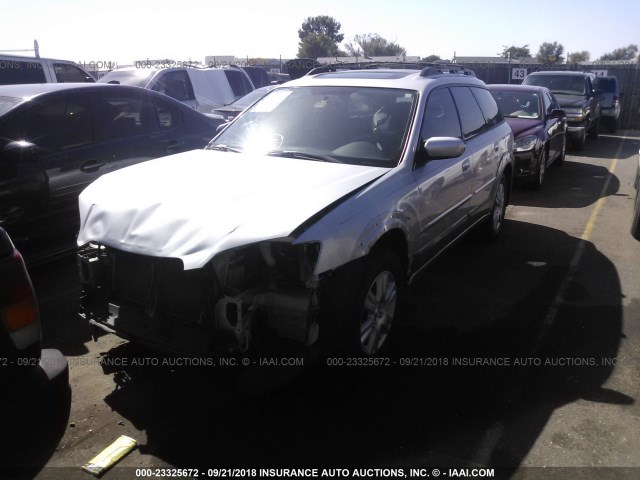 4S4BP62C456359592 - 2005 SUBARU LEGACY OUTBACK 2.5I LIMITED SILVER photo 2