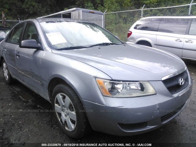 5NPET46C98H307686 - 2008 HYUNDAI SONATA GLS GRAY photo 6