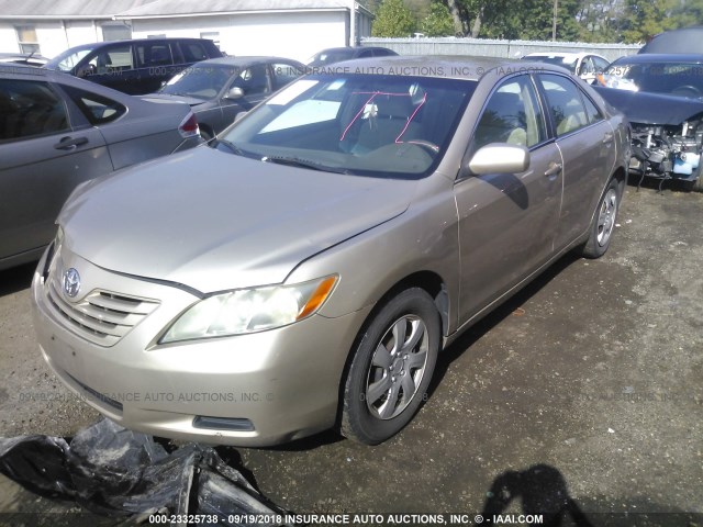 4T1BE46K17U682122 - 2007 TOYOTA CAMRY NEW GENERAT CE/LE/XLE/SE GOLD photo 2