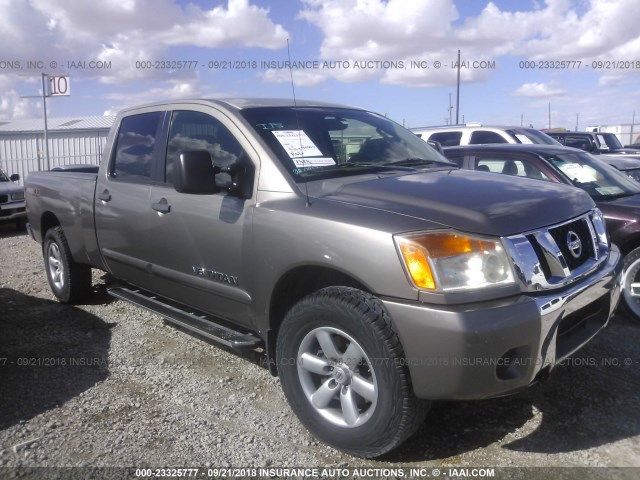 1N6AA07F48N335009 - 2008 NISSAN TITAN XE/SE/LE/PRO-4X BEIGE photo 1