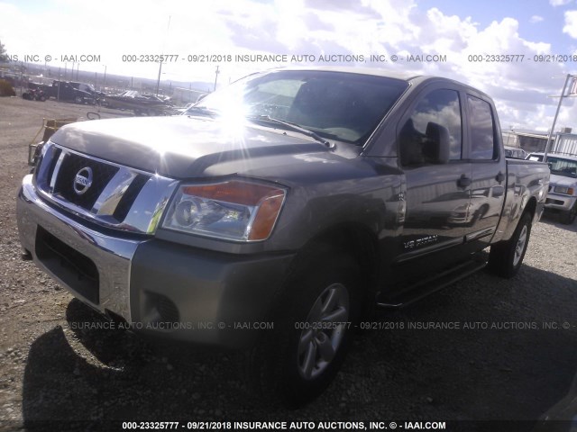 1N6AA07F48N335009 - 2008 NISSAN TITAN XE/SE/LE/PRO-4X BEIGE photo 2